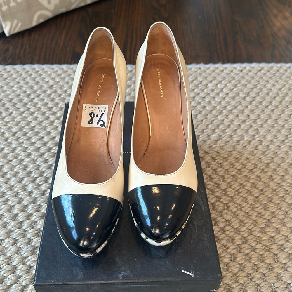 Dries Van Noten Platform Heel Cap Toe